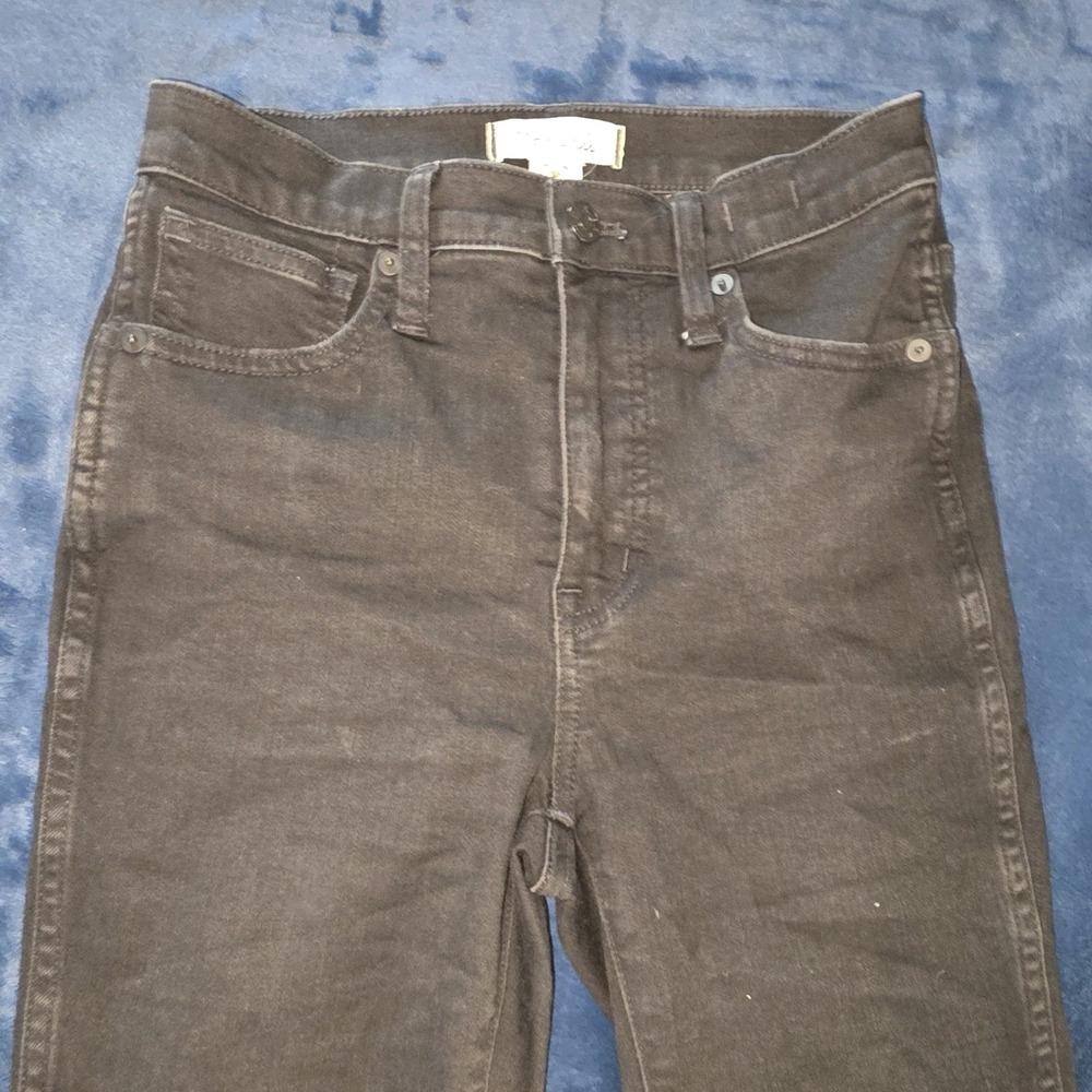 Madewell Size 25 Black High Rise Skinny Jeans
